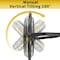 Edendirect Wall Mount Fan, 20 in Blade Dia, 3 Speeds Speeds, 120, 29 in W IR-FAN7503 - alternate 4